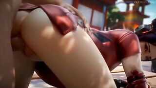 Best Fortnite porn compilation number 4 with sexy skins in action