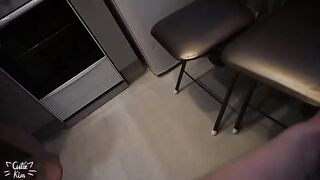 A schoolgirl received a package and called the sender; they had passionate sex