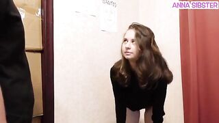 A girl was caught stealing chips and was punished in a taboo way
