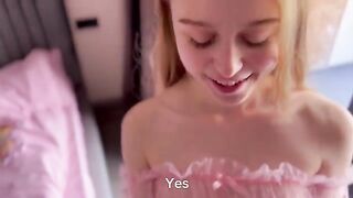 I helped my stepsister choose underwear for her date, it went hot