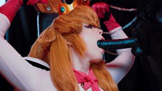 Bowser fucked Princess Peach hard with his BBC might