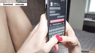The girl sent me a picture of her tits on a dating platform