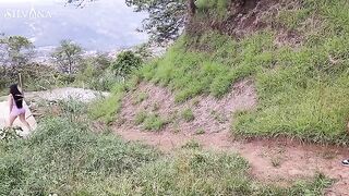 Fitness Latina MILF gets her big ass spanked and fucked outdoors by a BBC