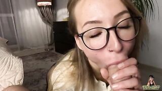 A young girl works as a secretary and gets fucked after work