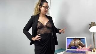 Angry Latina Wife Catches Her Husband Watching Porn