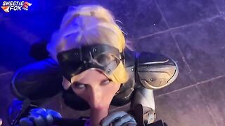 Starcraft's Nova gets her pussy railed and cum swallowed