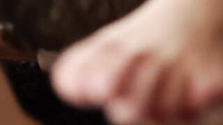Redhead hippie gets her cunt smashed by a huge white cock in a hot vid