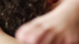 Redhead hippie gets her cunt smashed by a huge white cock in a hot vid
