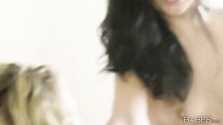 Kristina Rose gives a hot show and gets a steamy reward