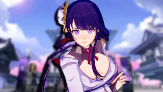 Raiden Shogun Baal's passionate fuck session with Yae Miko FutA