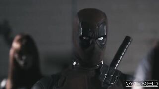 Deadpool and Black Widow fuck Yelena and Taskmaster in a steamy foursome