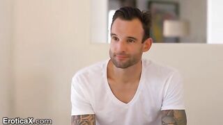 Hot Latina Eliza Ibarra dances with tattooed Frenchman, their passion igniting in the sheets