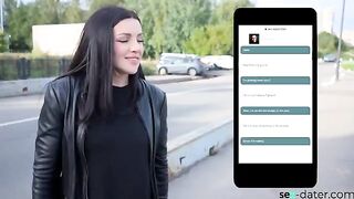 A date with a guy from a dating site ends in sex