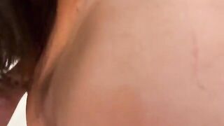 The Spanish brunette gets fucked by her stepbrother and swallows his cum