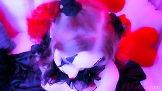The kinky clown made a blowjob and got a facial from a slutty girl