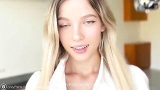 I cum on nude pics of my hot student-neighbor and gave a huge cumshot on her face
