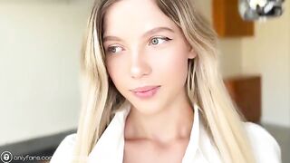 I cum on nude pics of my hot student-neighbor and gave a huge cumshot on her face