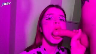 A very sexy cowgirl wants your milk, featuring intense role-play action