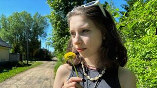 A cute Ukrainian girl was met on the street and fucked that very day