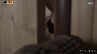 Two Russian girls arranged an orgy with their friends