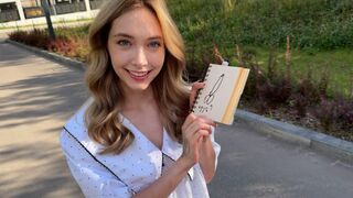 A tourist was starving, so I fed her a creampie - Loly Nebel