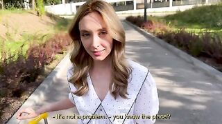 A tourist was starving, so I fed her a creampie - Loly Nebel