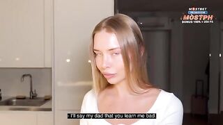 The guy fucked his hot tutor, a real Californian slut