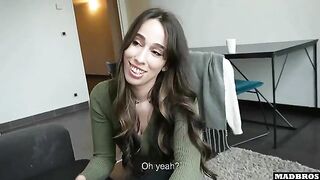Friend surprises us fucking huge ass chick, gets DP too!