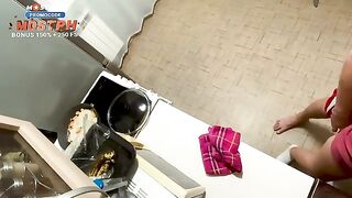 The wife accidentally called the friend and he came to her house