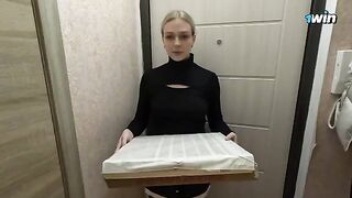 The hot girl was paid for her work with intense passion