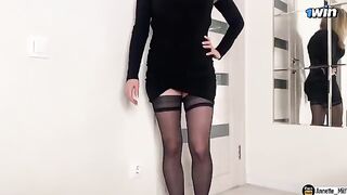 My stepmom checked my dick, and things got steamy!