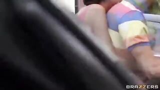 The guy with friends fucked two whores in their car