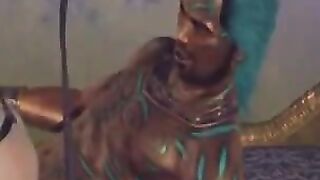 Brunette woman has a great fun on a big dick