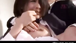 Asian teen harassed and forced into sex by her stepbrother