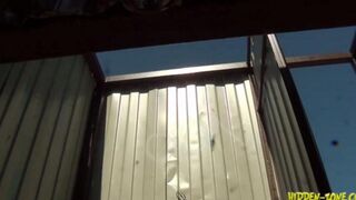 A girl was shot by a camera at the beach house