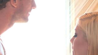 A young couple have sex right in the shower at home