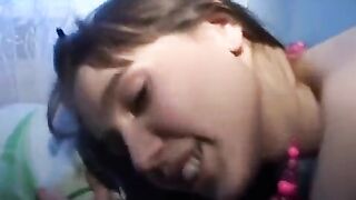 Two Russian students have a passionate sex in the dormitory, unable to study