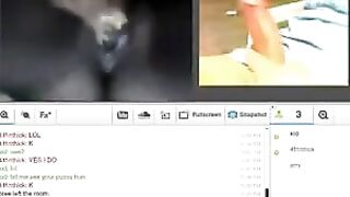 A husband and wife satisfy their sexual needs on webcam