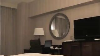 A young girl was undressed in the hotel room for sex