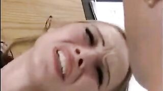 A hand with a member at the same time fuck a girl, it's intense!
