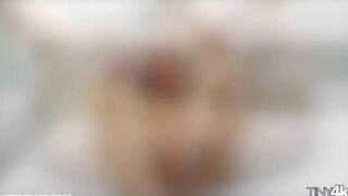 A fat guy fucks a girl with braces in a steamy session