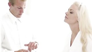 The newlyweds could not restrain their passion and began to engage in intimate moments right after the wedding