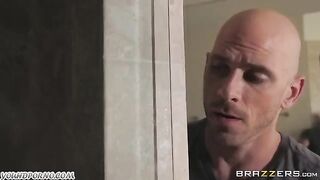 Johnny Sins just could not restrain his cock and fucked a girl hard
