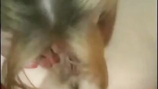 Foursome sex of young lustful wonders on the bed