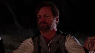 The leader of the red-skinned fucks two hot Indians