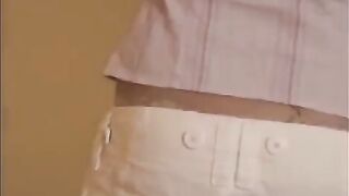 The sexy brunette has sex with a huge penis of the monster