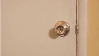 The sexy brunette has sex with a huge penis of the monster