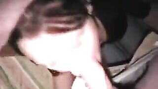 Hot brunette Lover Maria in blowjob action, enjoy the view!