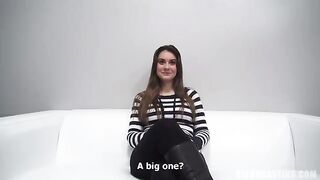 Czech girl was fucked at casting by a loan agent