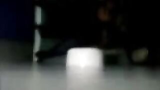 The camera left in the toilet has captured some intense action